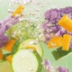 mixed cut vegetables splashing into the water - VideoHive Item for Sale