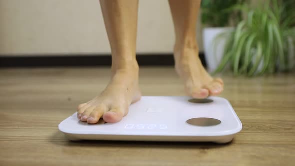 Women Step on the Scale Weight Control