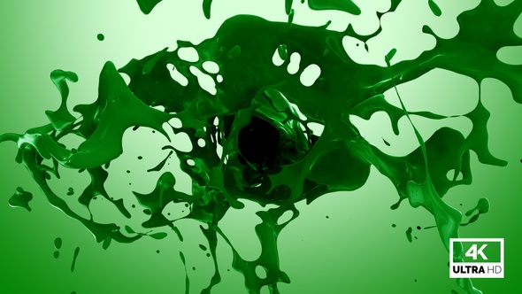 Forest Green Paint Splash alt