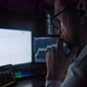 Male Trader Analyzes the Stock Market - VideoHive Item for Sale