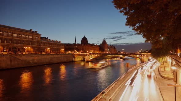 Paris Night Time Lapse