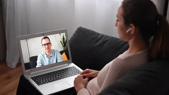 Virtual Video Conference on the Laptop