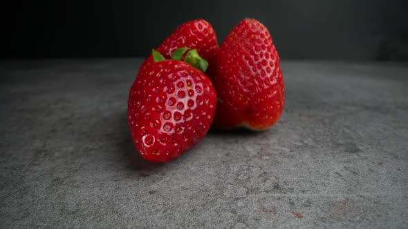 Strawberries on the Table