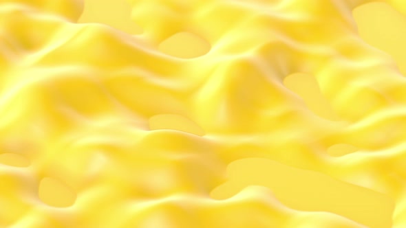Abstract Cheese Color Thick Liquid Wave Background