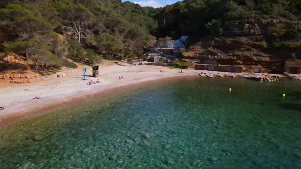 Cala Salada and Saladeta in Ibiza, Spain