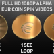 EUR Golden Coin Spin - VideoHive Item for Sale