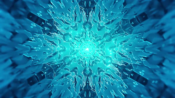 Christmas Abstract Snowflake