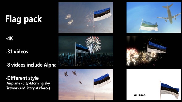 Estonia Flag Pack