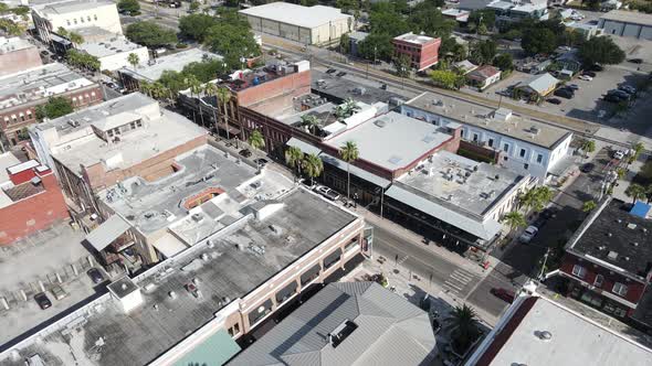 Pubs and restaurants of Ybor City in Tampa, Florida.  Known for cigar manufacturing