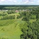Flying Over a Russian Village on a Drone - VideoHive Item for Sale
