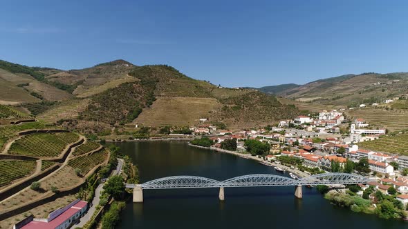 City of Pinhão. Douro Valley Porto Wine Region