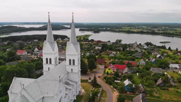 Church in Town Slobodka Braslav 