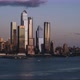 Skyscraper in Manhattan seen at sunset - New York - USA - VideoHive Item for Sale