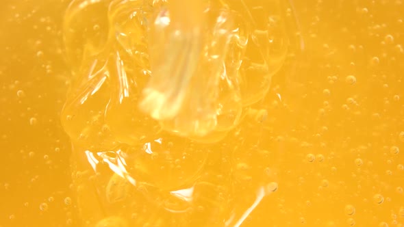 Pouring Honey Close-Up