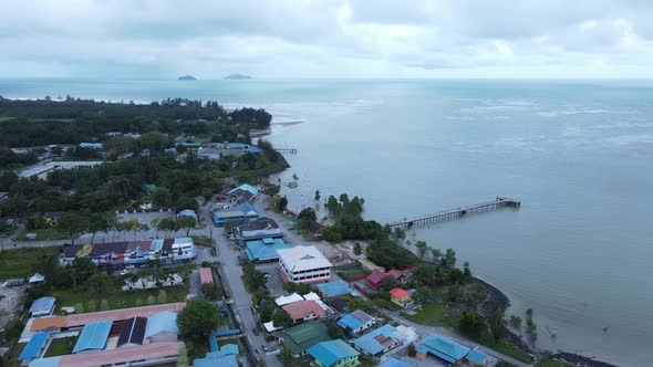 Prawn Fish Farm Aerial