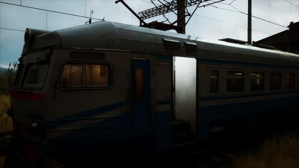 Cargo Trains in Old Train Depot Left to Be Rusted alt