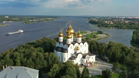 Assumption Cathedral in Yaroslavl Russia