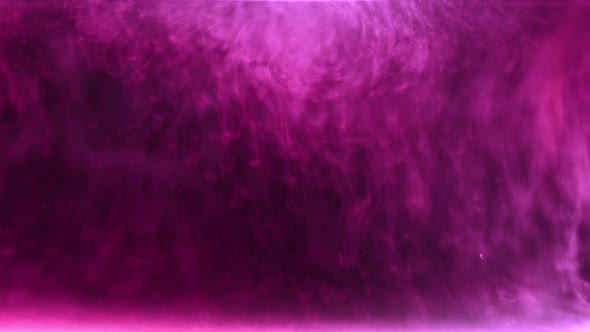 White Ink Suspended in Water Forming Haze Like Appearance on a Magenta Color