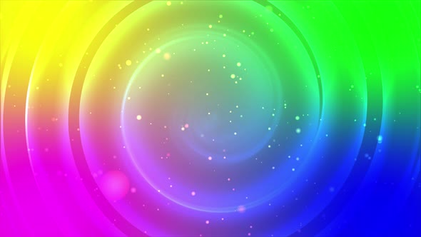 Colorful Abstract background | White particles
