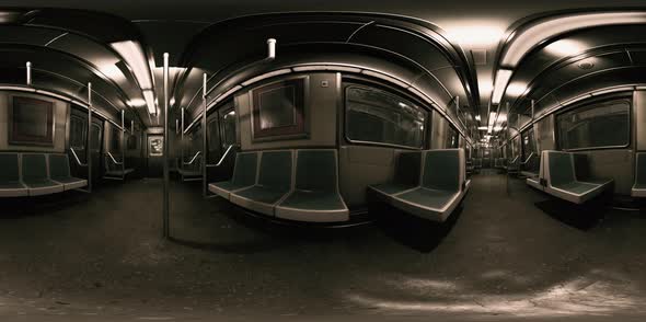 VR360 Old Underground Subway Metro Wagon alt