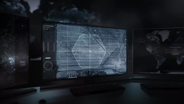 Tracking Location Of USA Planes Station In Spy Surveillance Network Panel alt