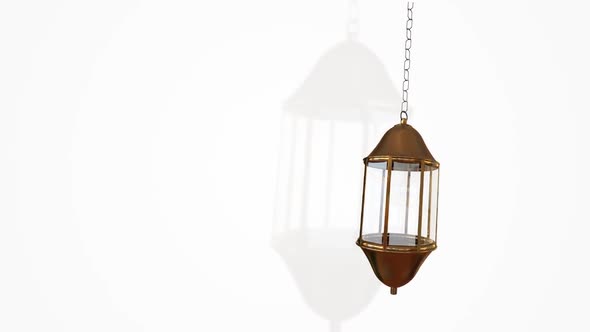 Ramadan Lantern With White Background 04