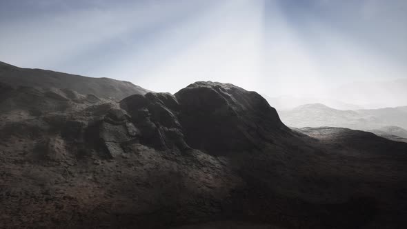 Mountain Landscape in High Altitude