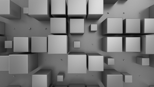 Background of Animated Cubes