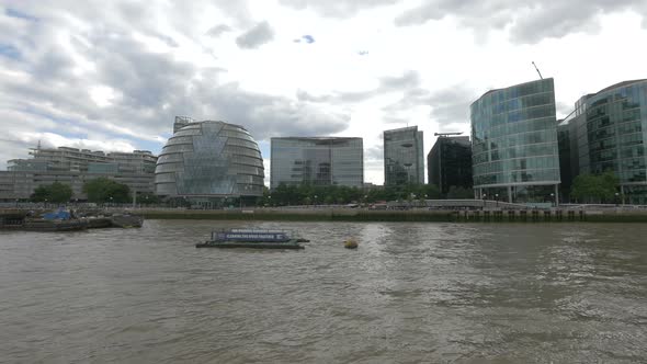 The More London Riverside seen from River Thames
