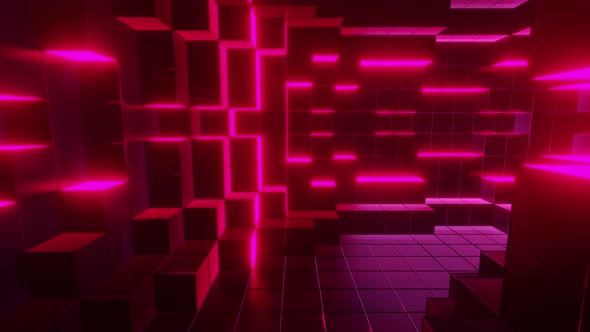 Pink Cubic Tunnel