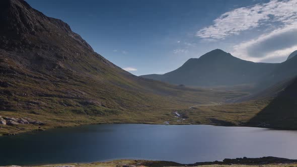 Trollstigen Pass Lake Water Norway Nature Timelapse