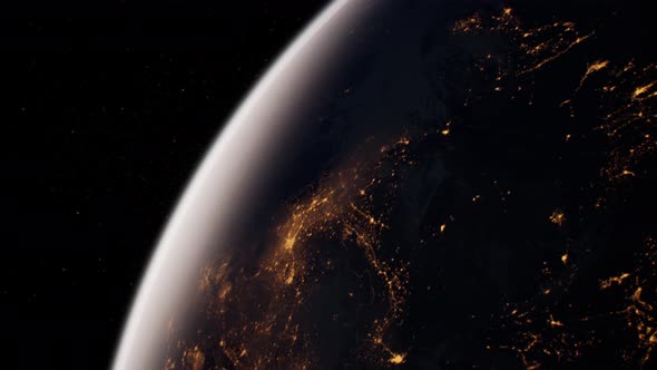 Earth Globe Planet From Space Orbit alt