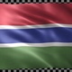 Gambia waving flag looped - VideoHive Item for Sale