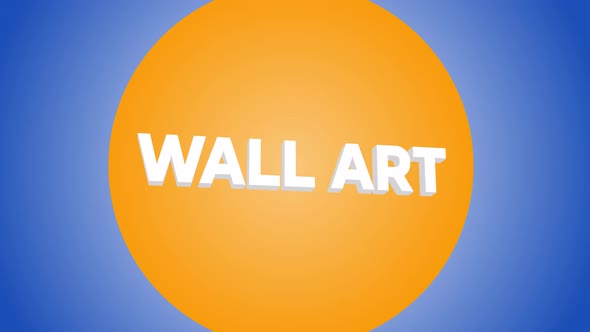 Wall Art 3D Transition 4k