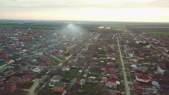 Smoke Over Country Village