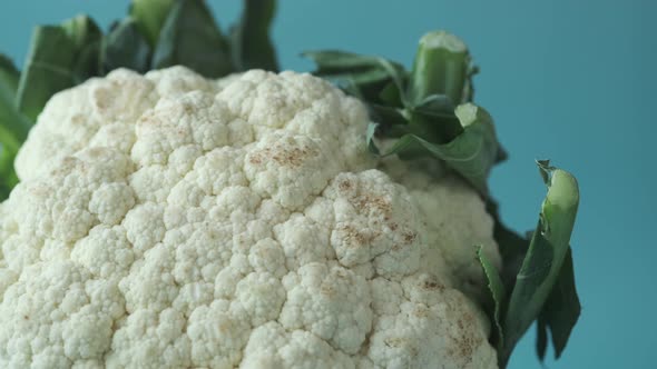 Close Up of Cauliflower on Table