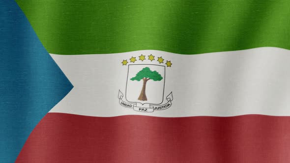 The National Flag of Equatorial Guinea alt
