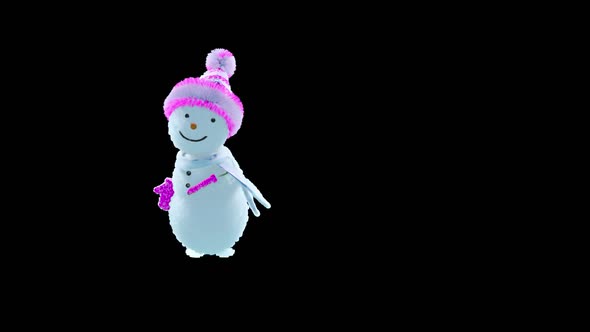 38 Snowman Dancing HD