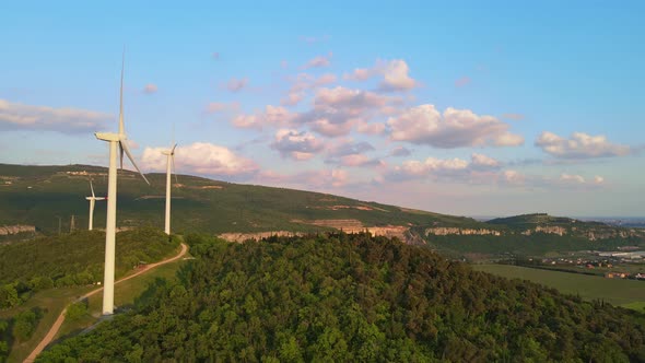 Renewable energy wind turbines