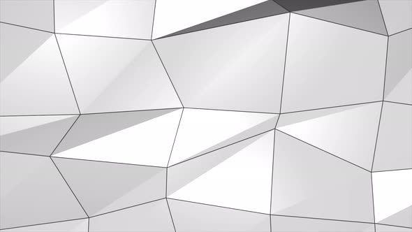 White abstract pattern. Geometric Triangles and Polygons.