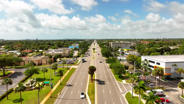 Aerial Video Businesses On Us1 Deerfield Beach Florida