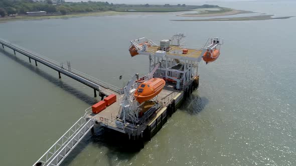 Maritime and Offshore Safety Lifeboat Training Jetty