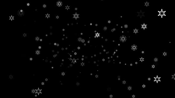 Christmas Magical Snow Particular Loop alt