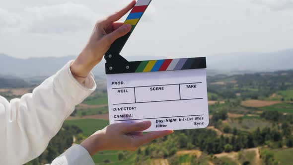 Clapperboard Closeup