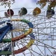 Ferris Wheel on a Blue Sky Background - VideoHive Item for Sale