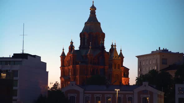 Exterior view of Uspenski Cathedral