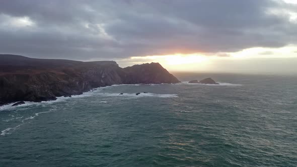 The Amazing Coastline at Port Between Ardara and Glencolumbkille in County Donegal - Ireland