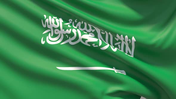 The Flag of Saudi Arabia