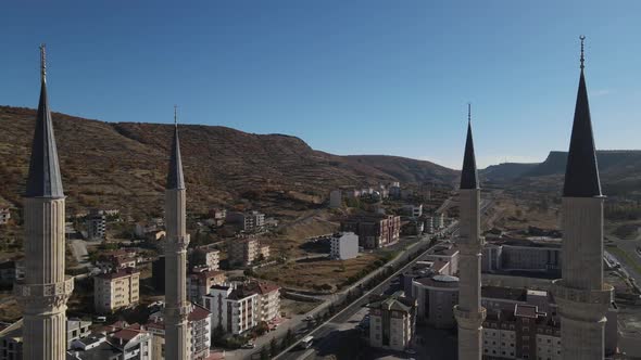 Aerial Nevsehir Mosque