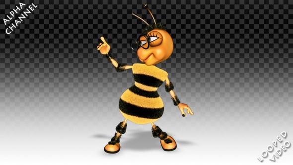 Cartoon Bee - Greasy Dance